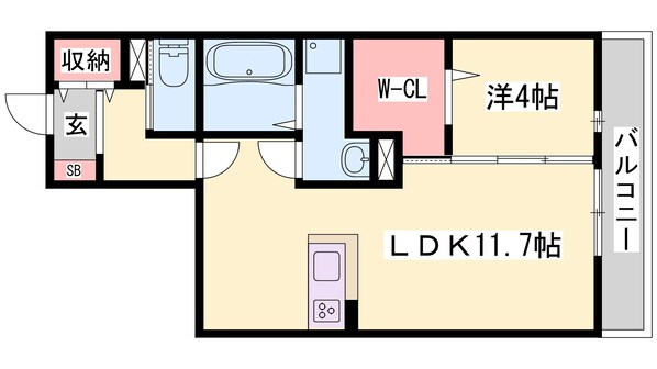 山陽姫路駅 徒歩7分 2階の物件間取画像